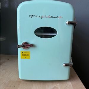 Mint Green Mini Fridge for Skincare